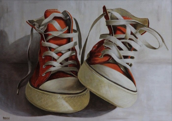 "Good morning", 2015, acrylic on canvas, 50cm x 70cm (sold)